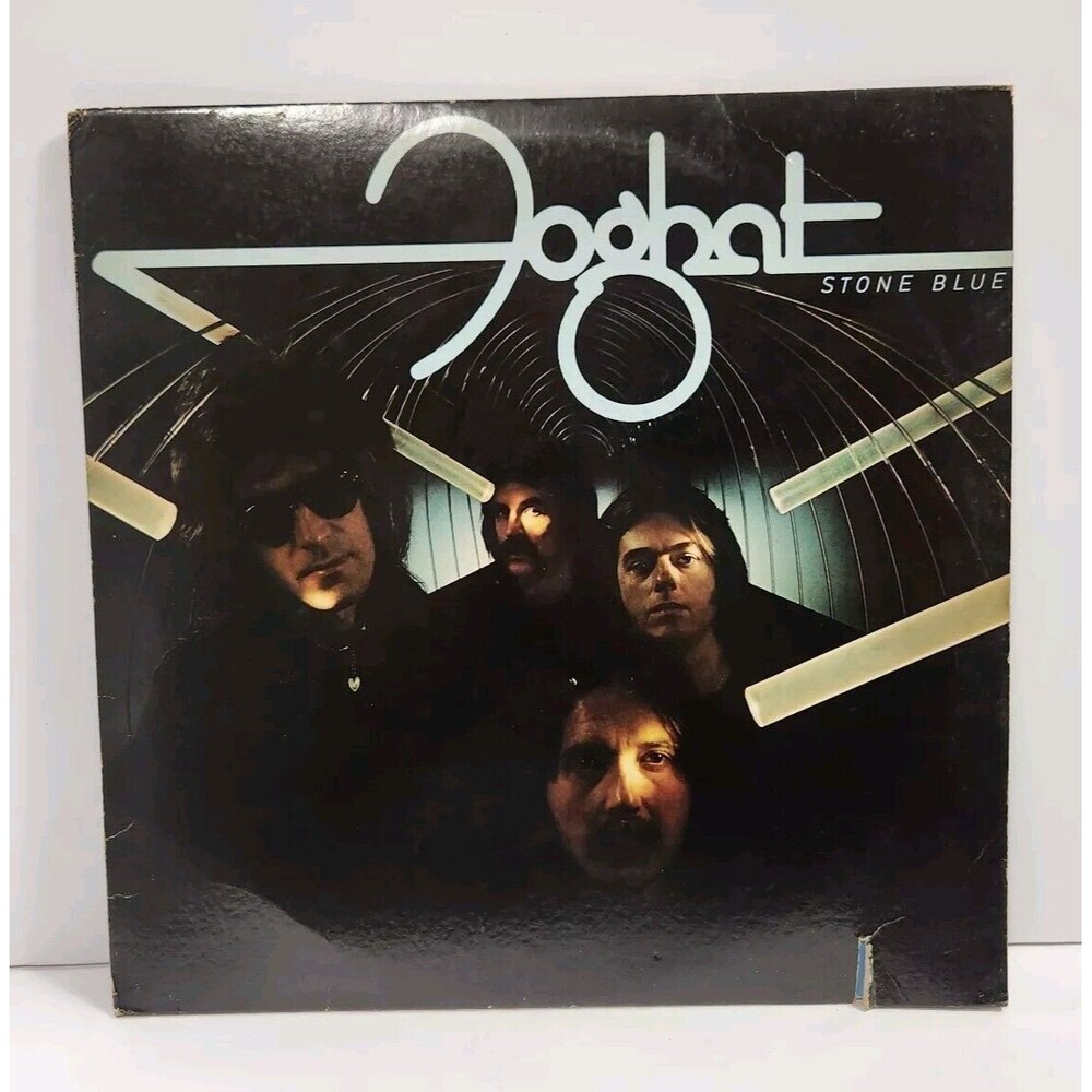 FOGHAT "Stone Blue" Vinyl Record LP Bearsville Records G+ 1978 BRK 6977